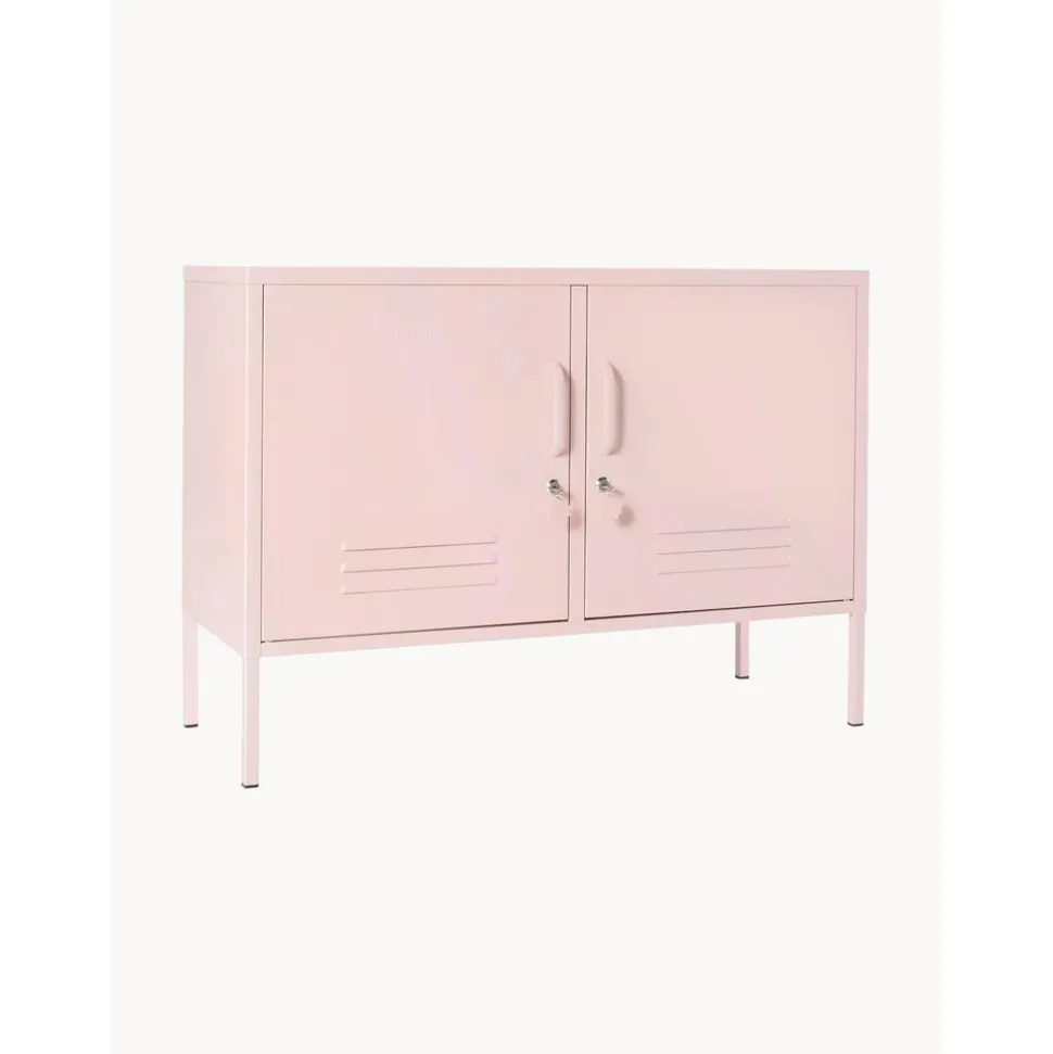Aparador De Metal Con Puertas Mustard