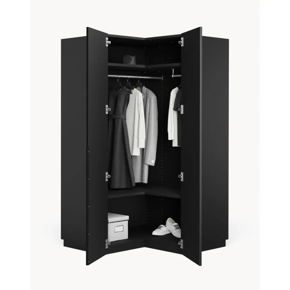 Armario Esquinero Modular Leon, 2 Puertas (115 Cm), Diferentes Variantes