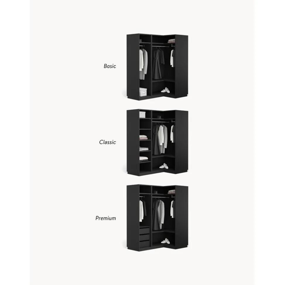 Armario Esquinero Modular Leon, 2 Puertas (115 Cm), Diferentes Variantes