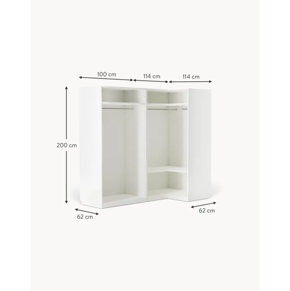 Armario Esquinero Modular Charlotte, 4 Puertas (215 Cm), Diferentes Variantes
