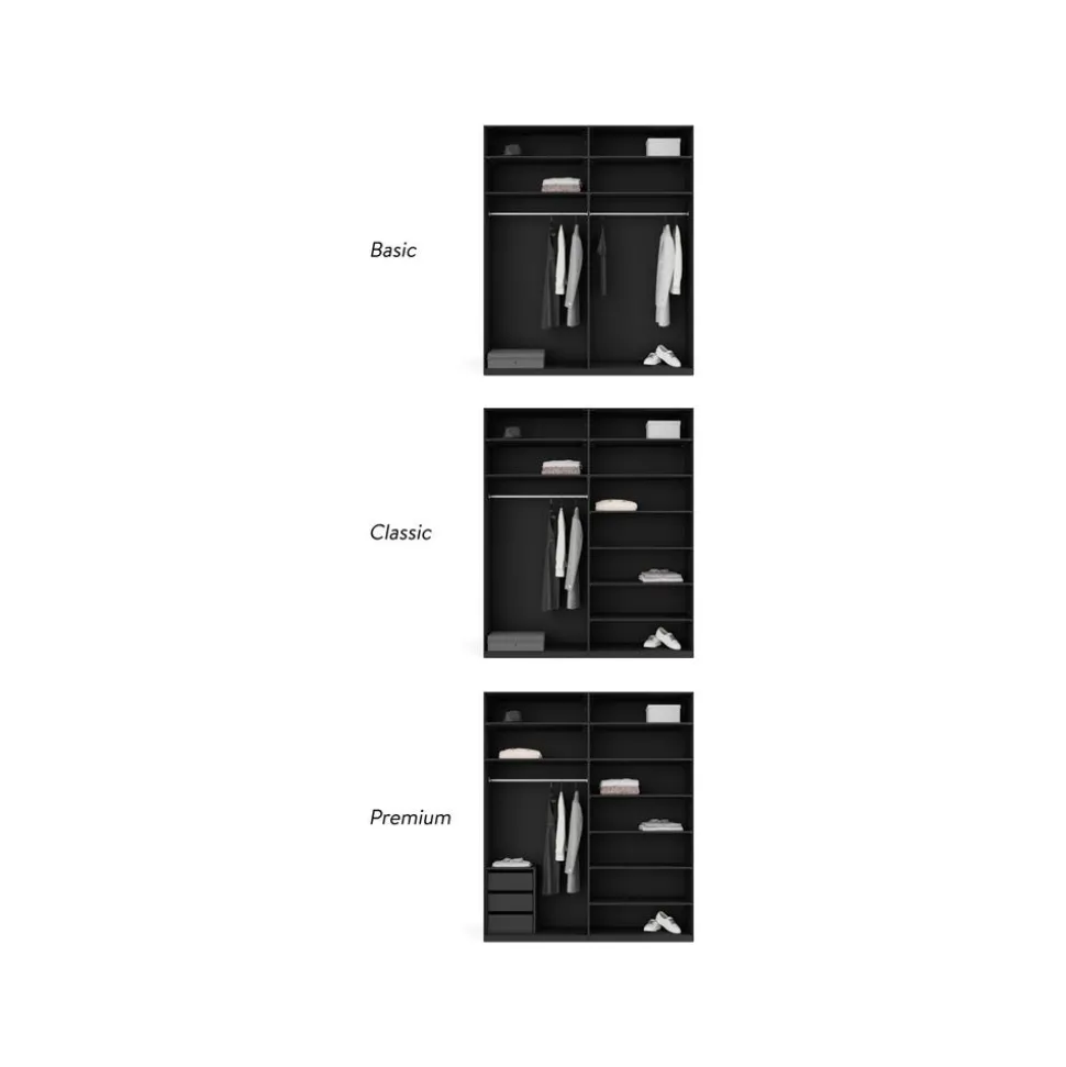Armario Modular Leon, 4 Puertas (200 Cm), Diferentes Variantes