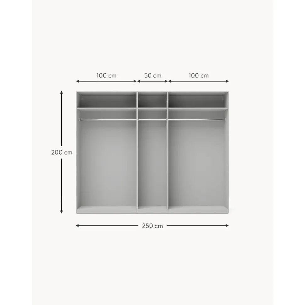 Armario Modular Simone, 5 Puertas (250 Cm), Diferentes Variantes