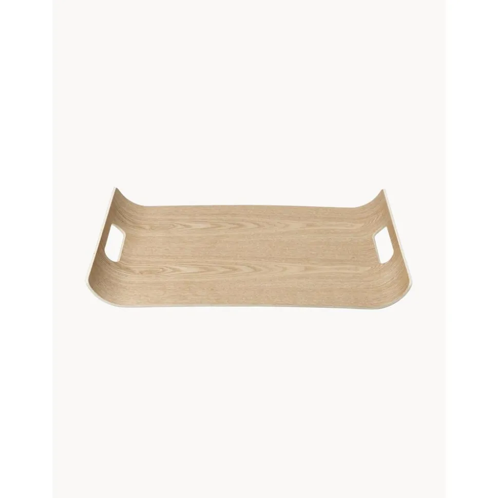 Bandeja Decorativa De Madera Wilo, 43 Cm