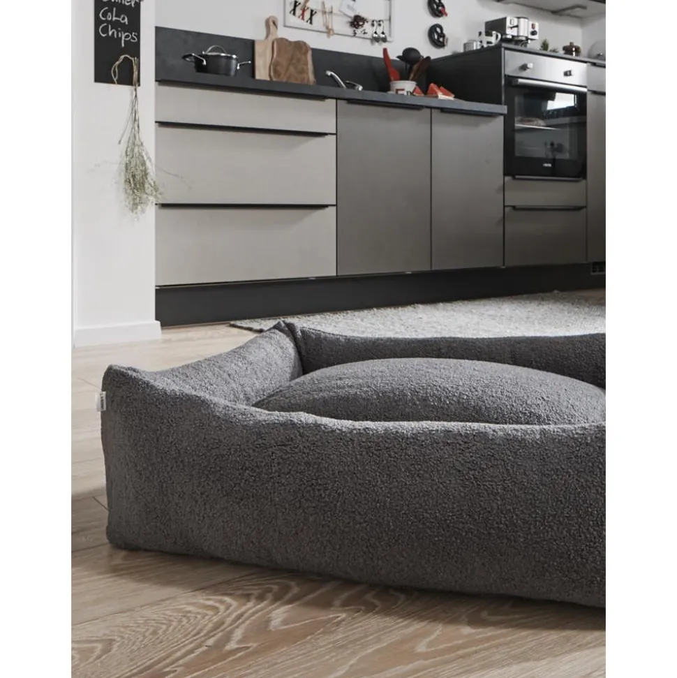 Cama Para Mascotas En Tejido Boucle Teddy, Tamanos Diferentes