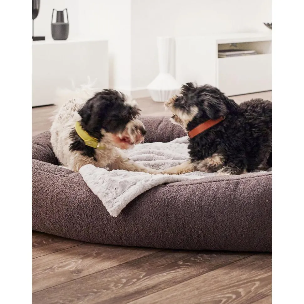 Cama Para Mascotas En Tejido Boucle Teddy, Tamanos Diferentes