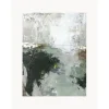 Cuadro En Lienzo Pintado A Mano Freja Green Gate