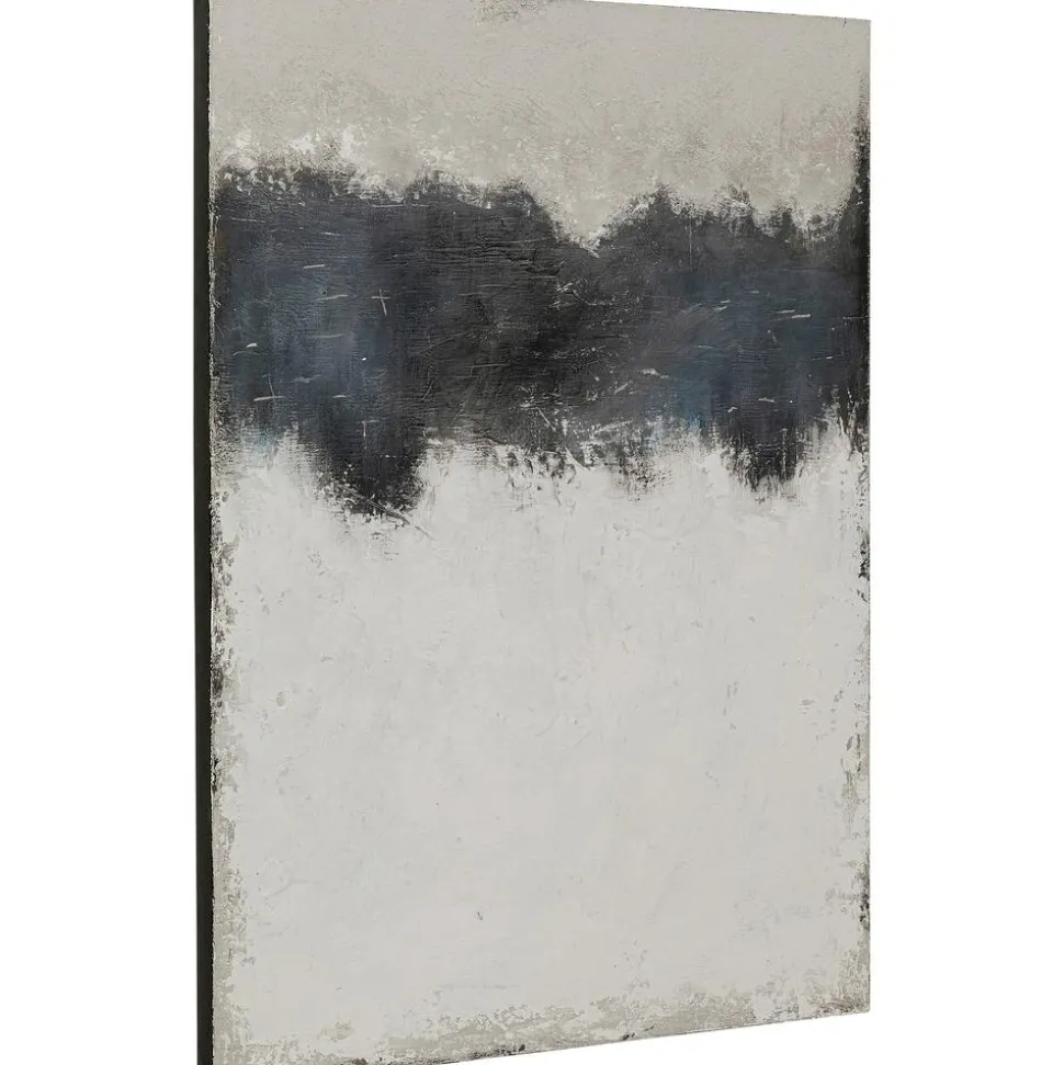 Cuadro En Lienzo Pintado A Mano Yegua