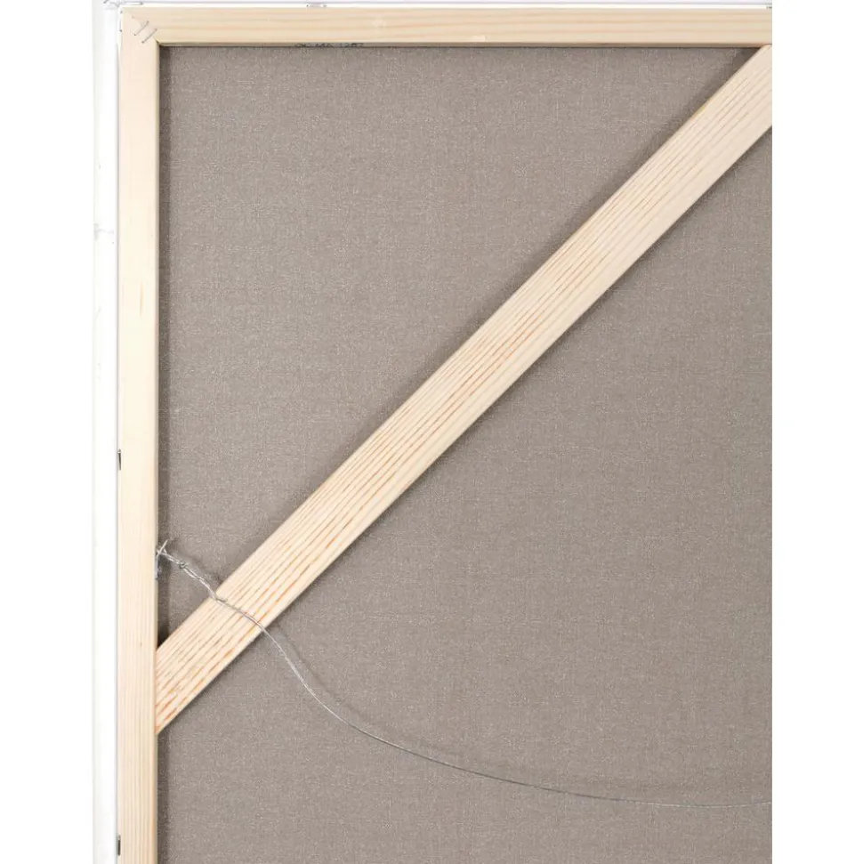 Cuadro En Lienzo Pintado A Mano Scenario, Marco De Madera