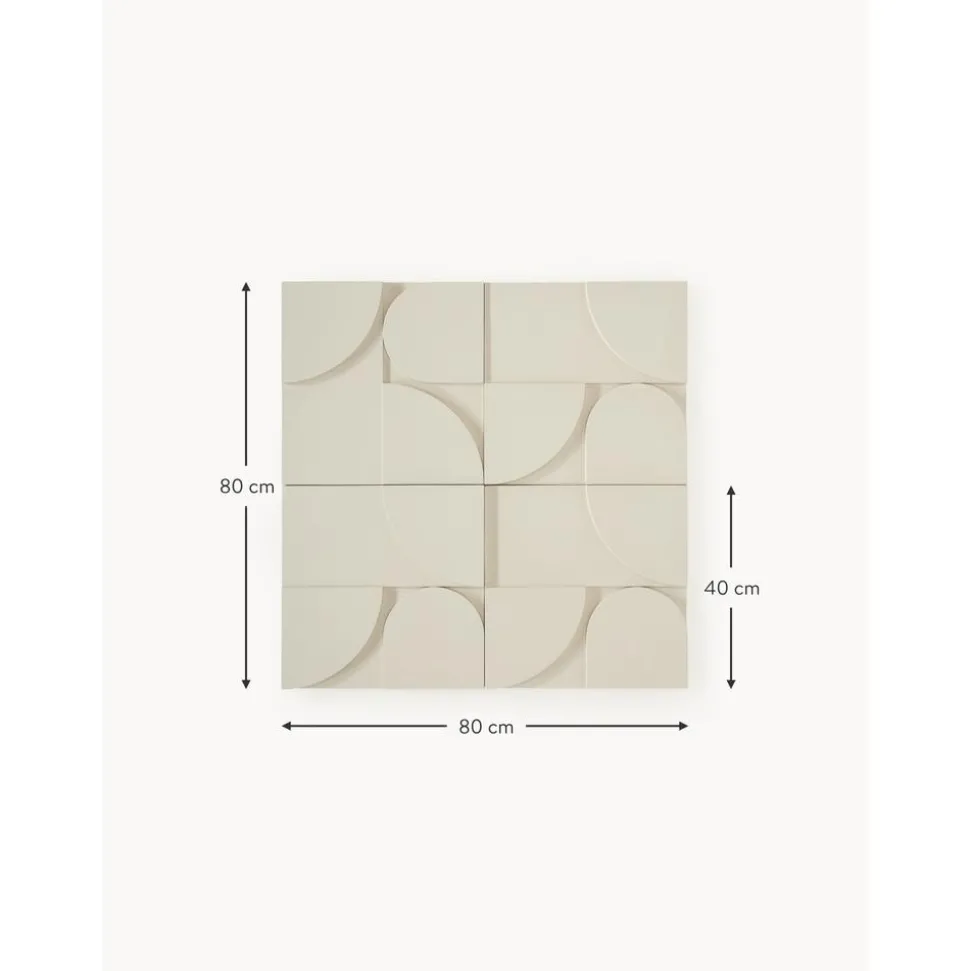 Decoracion De Pared De Madera Massimo, 4 Uds.