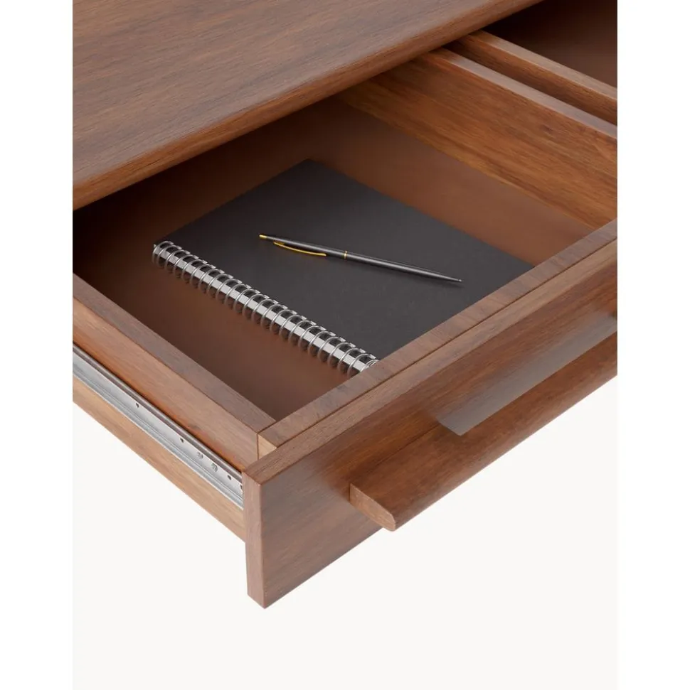Escritorio Con Cajones De Madera De Mango Paul