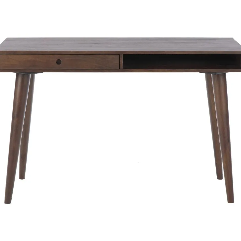 Escritorio De Madera Maciza Con Cojon Tova