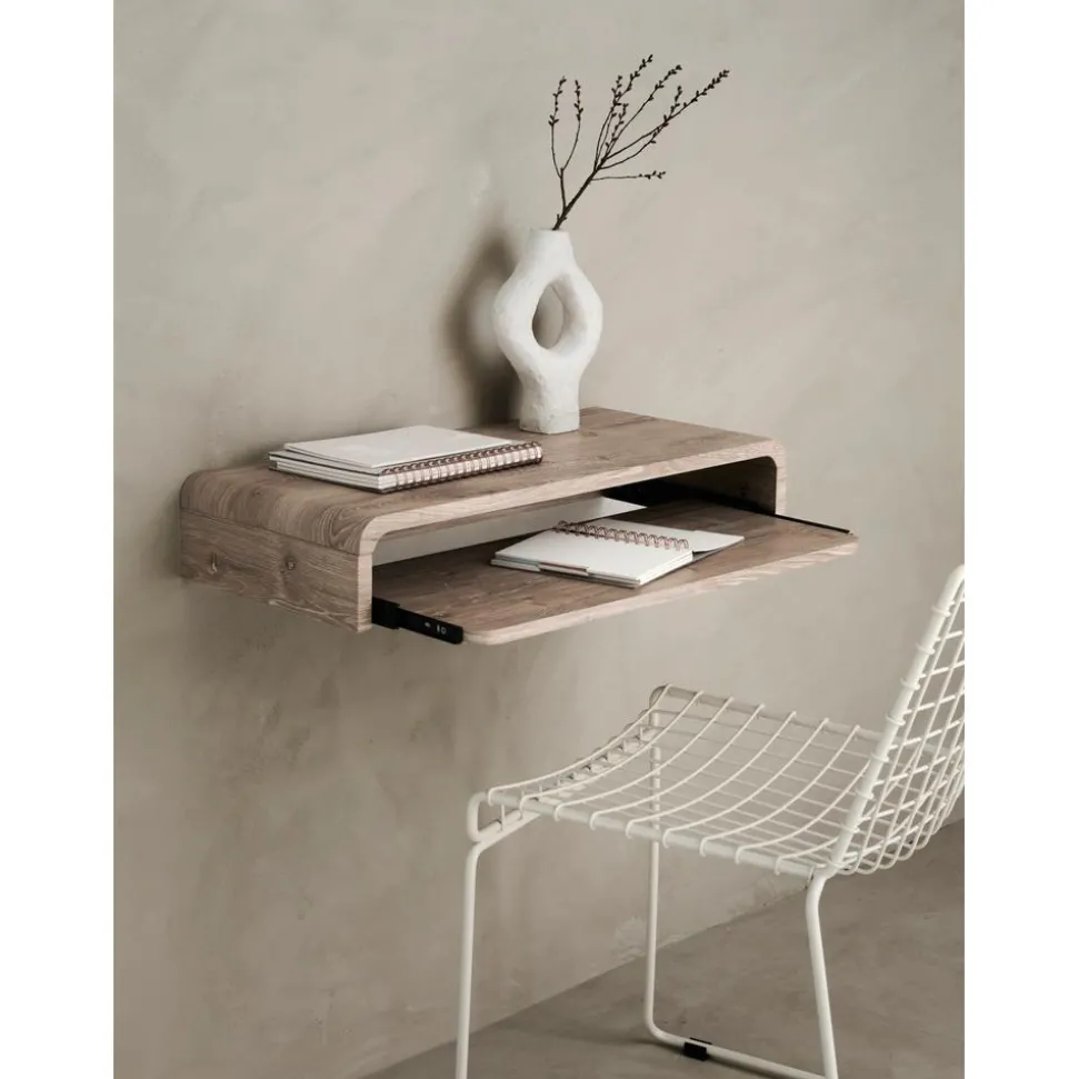 Escritorio De Pared De Madera Woodie