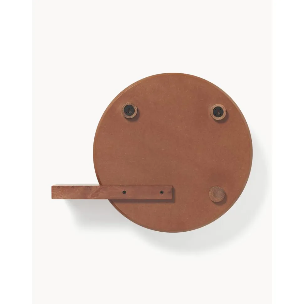 Espejo De Pared Con Estante De Madera Sandro