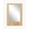 Espejo De Pared De Madera De Abedul Nele