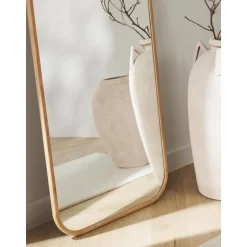 Espejo De Pared De Madera Levan
