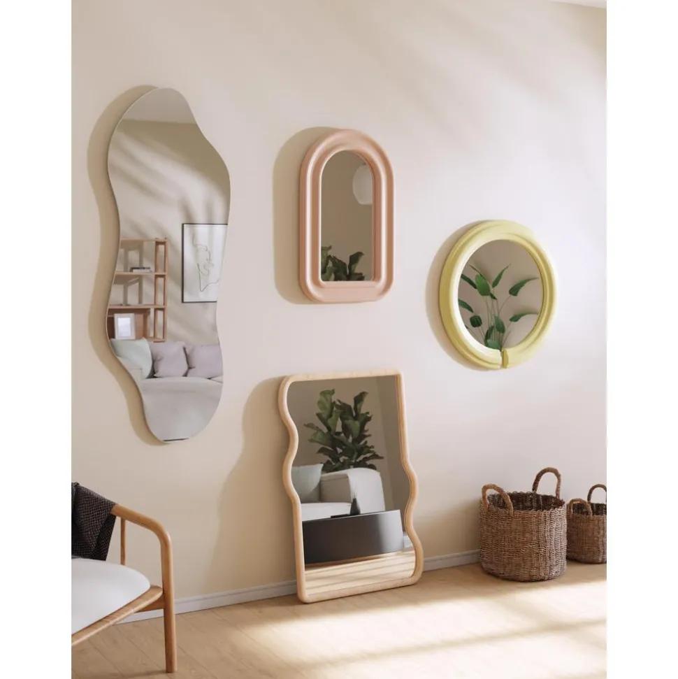 Espejo De Pared De Madera Stream