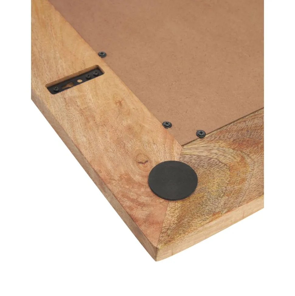 Espejo De Pared De Madera De Mango Indigo
