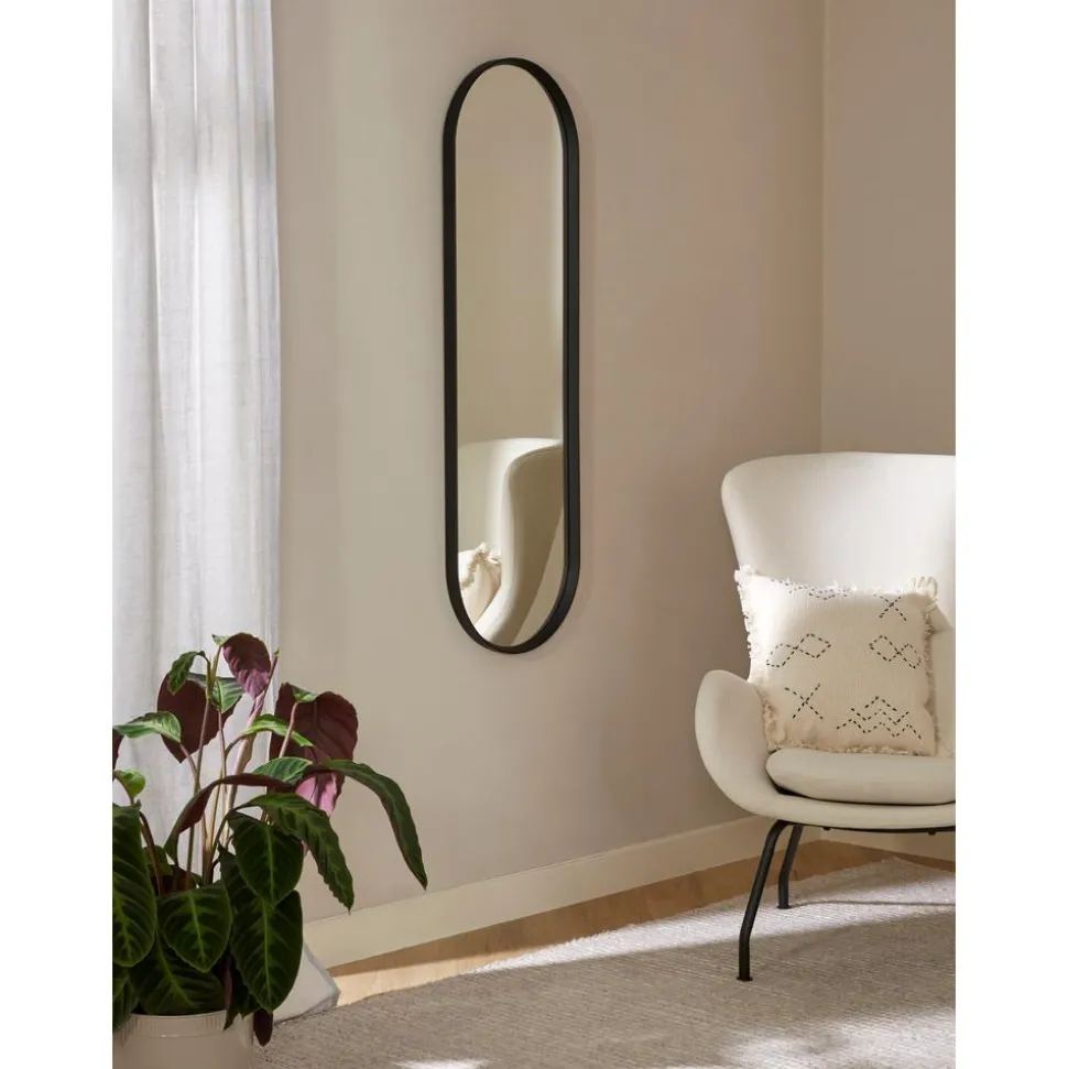 Espejo De Pared Ovalado De Aluminio Norm
