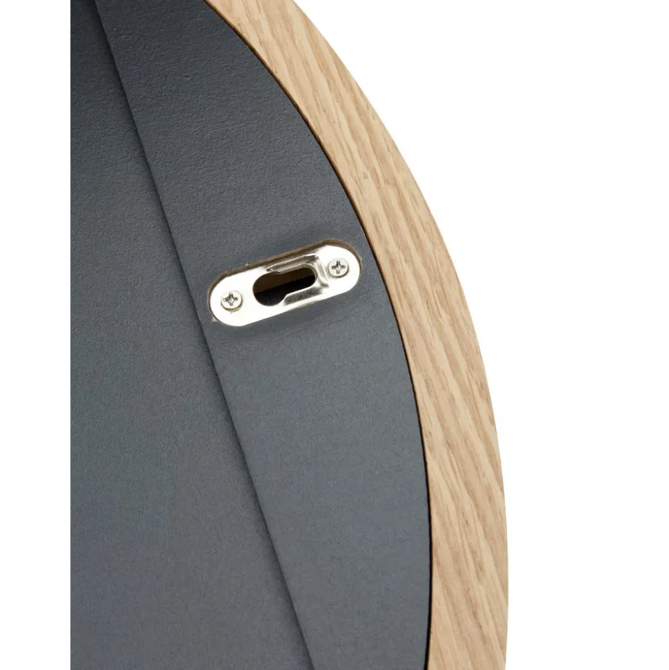 Espejo De Pared Redondo De Roble Avery