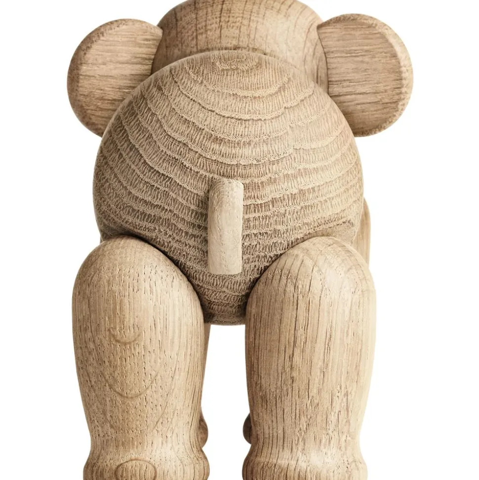 Figura Decorativa De Maderade Roble De Diseno Elefant