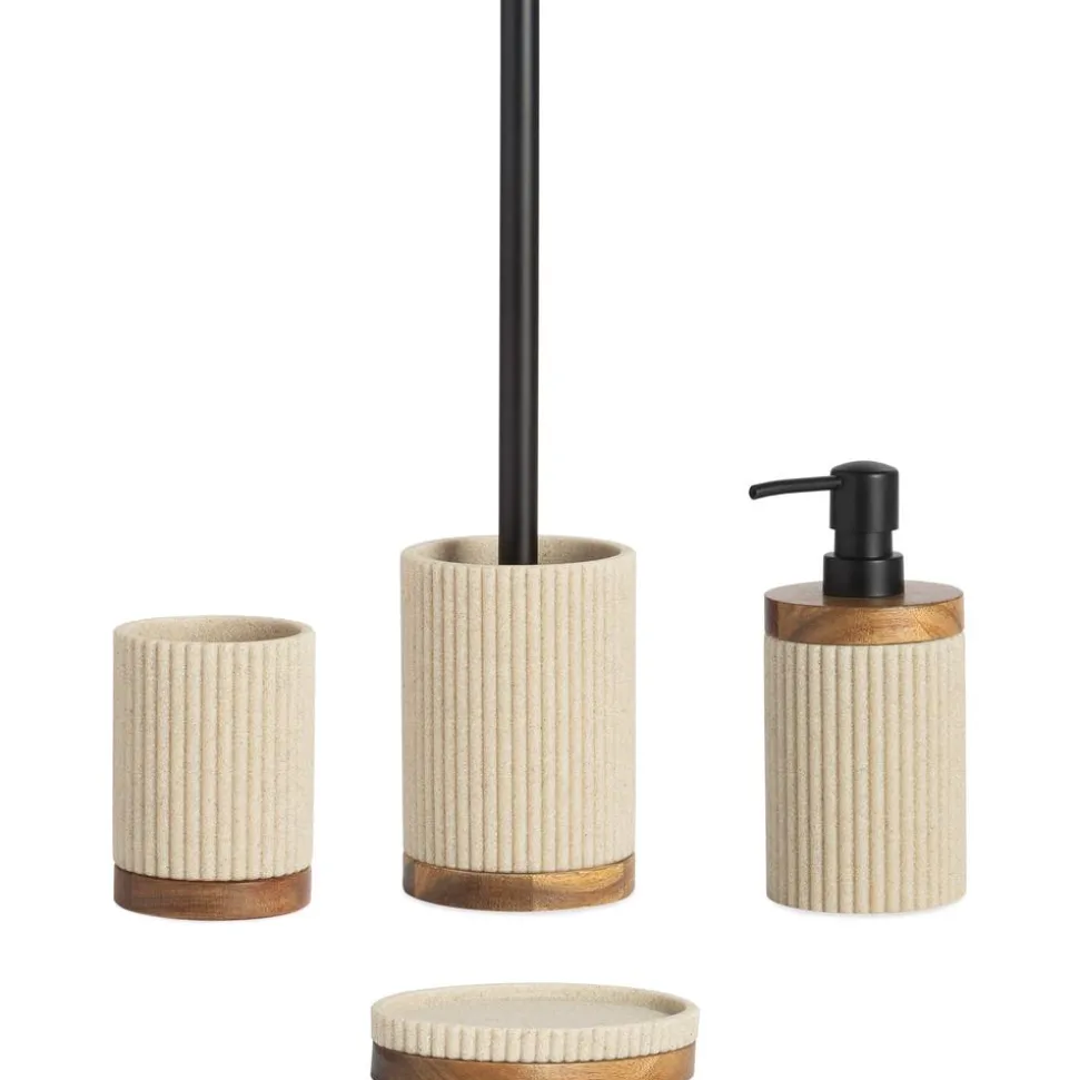Jabonera Con Madera Laura