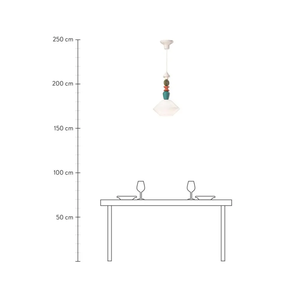 Lampara De Techo Artesanal De Diseno Lariat