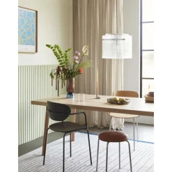 Lampara De Techo De Vidrio Con Relieves Ripple
