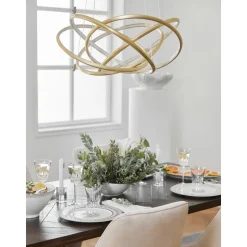 Lampara De Techo Grande Led Saturn