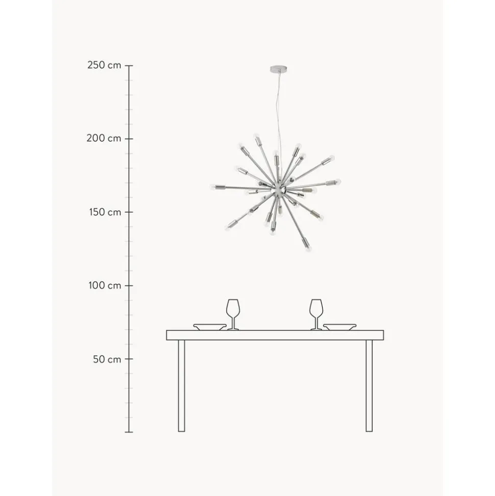 Lampara De Techo Grande Spike