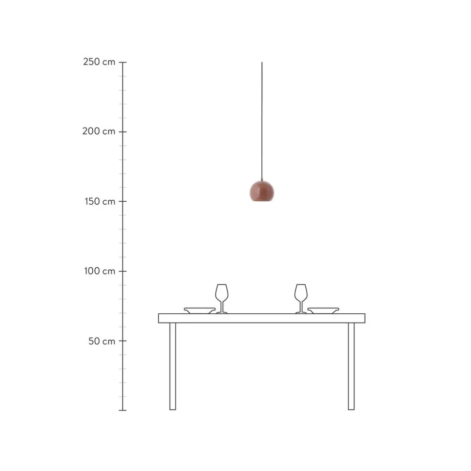 Lampara De Techo Pequena Ballbraun