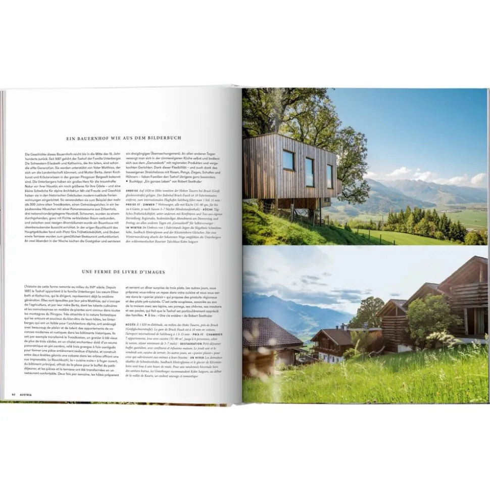 Libro Ilustrado Great Escapes Alps