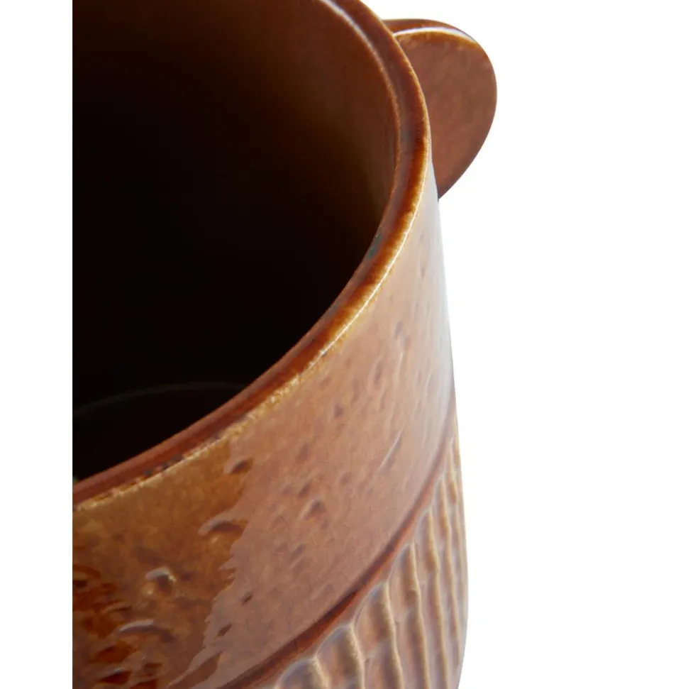 Macetero Artesanal De Ceramica Ernie
