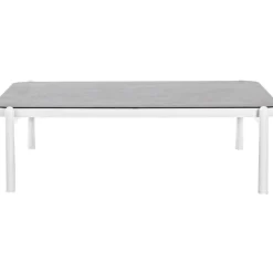Mesa De Centro Para Exterior Florencia, Con Tablero De Cristal