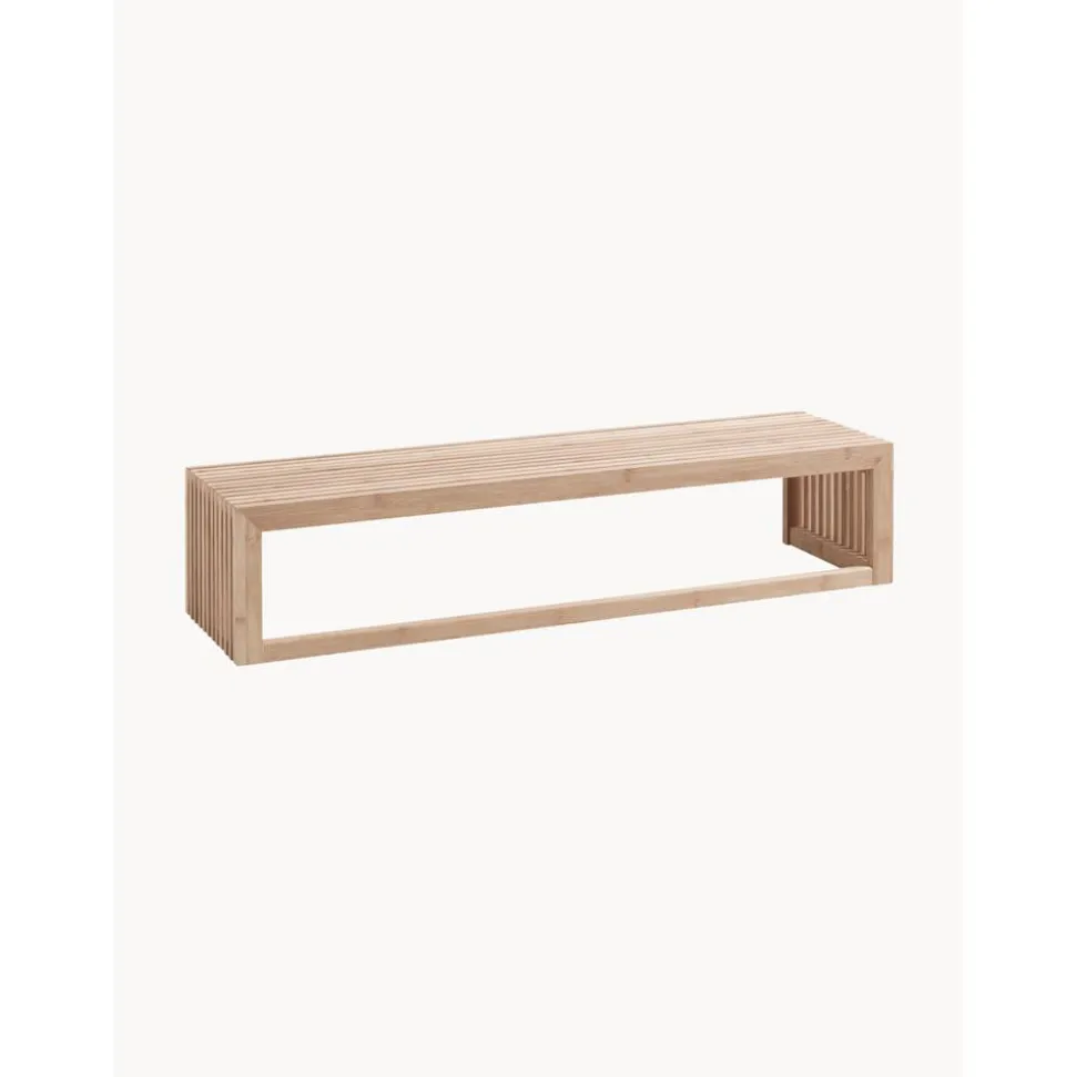 Perchero De Pared De Bambu Rib, Tamanos Diferentes