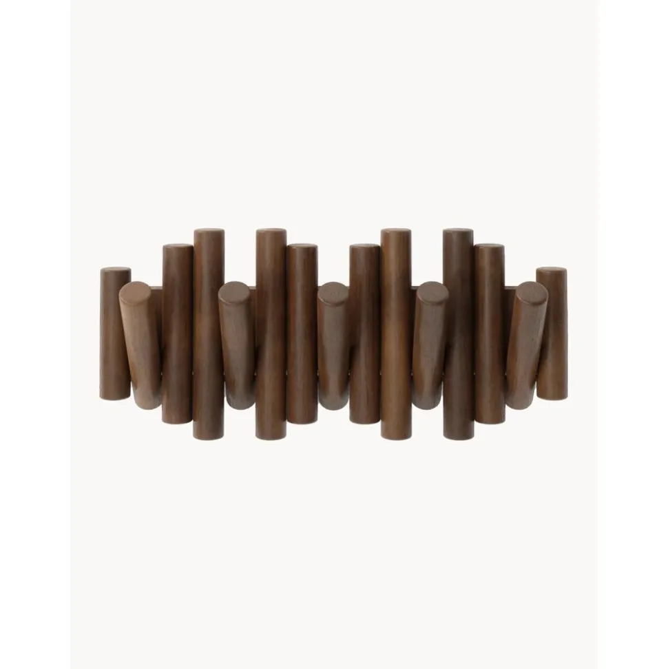Perchero De Pared De Madera De Pino Picket