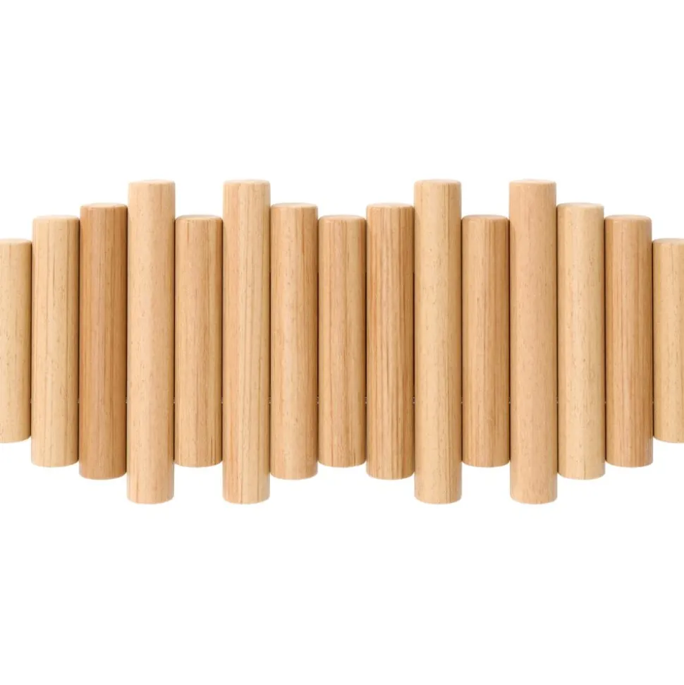 Perchero De Pared De Madera De Pino Picket