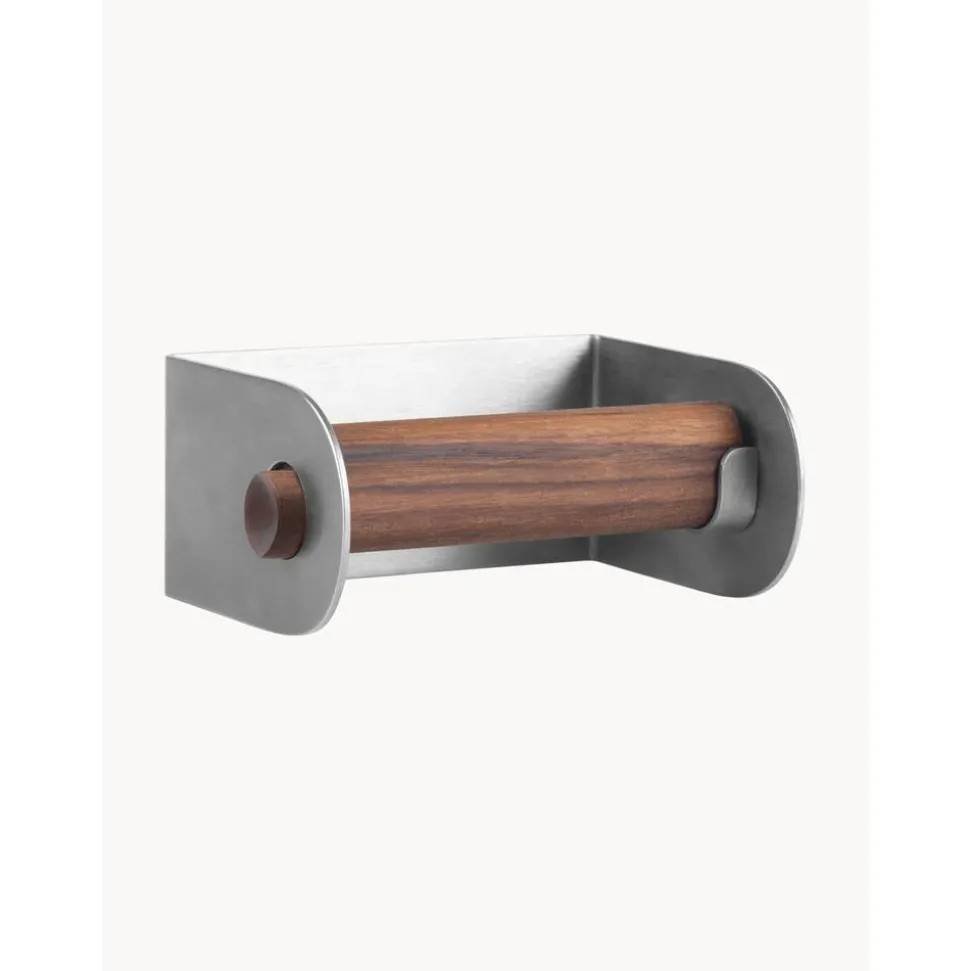 Portarrollos De Madera De Nogal Dowel
