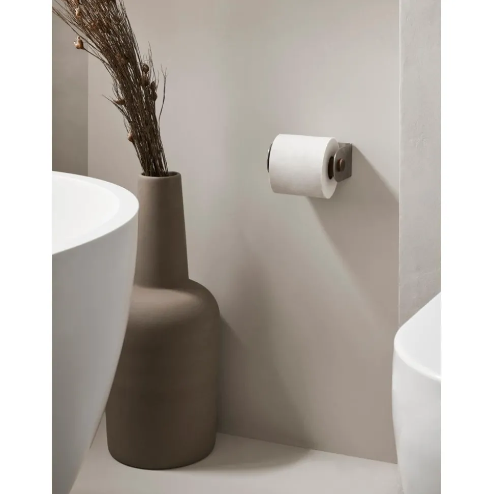 Portarrollos De Madera De Nogal Dowel
