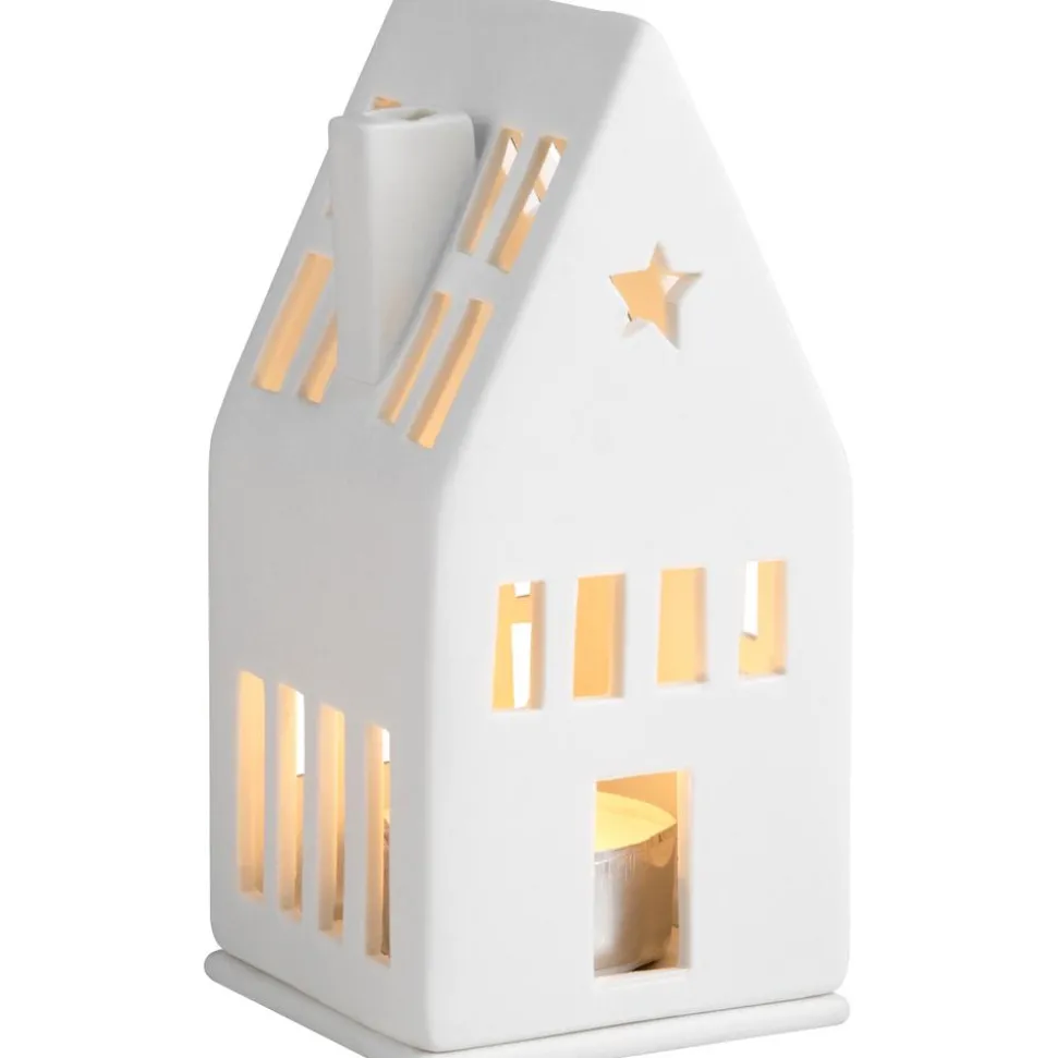 Portavela De Porcelana Living