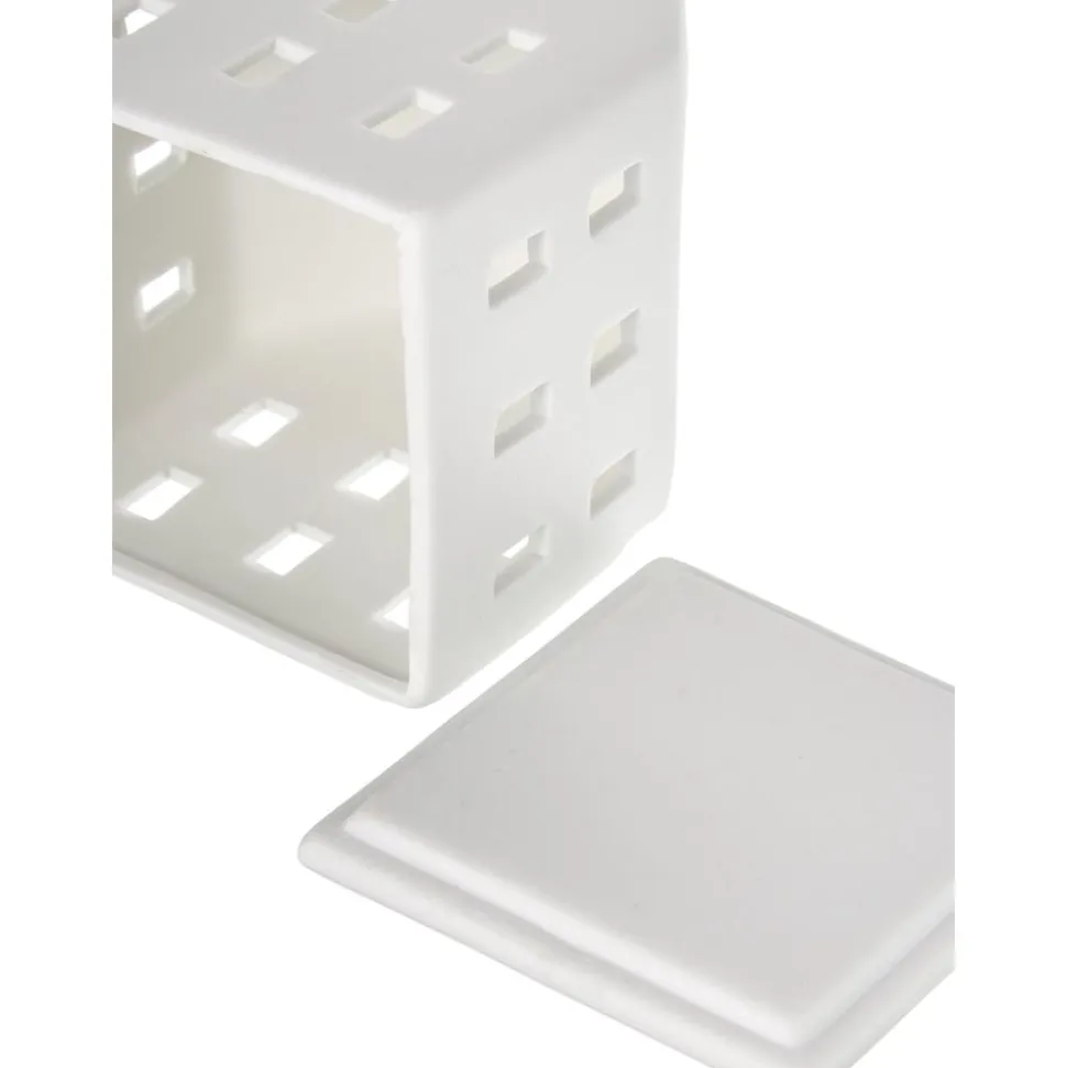 Portavela De Porcelana Living