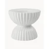 Portavelas De Porcelana Con Relieves Tura