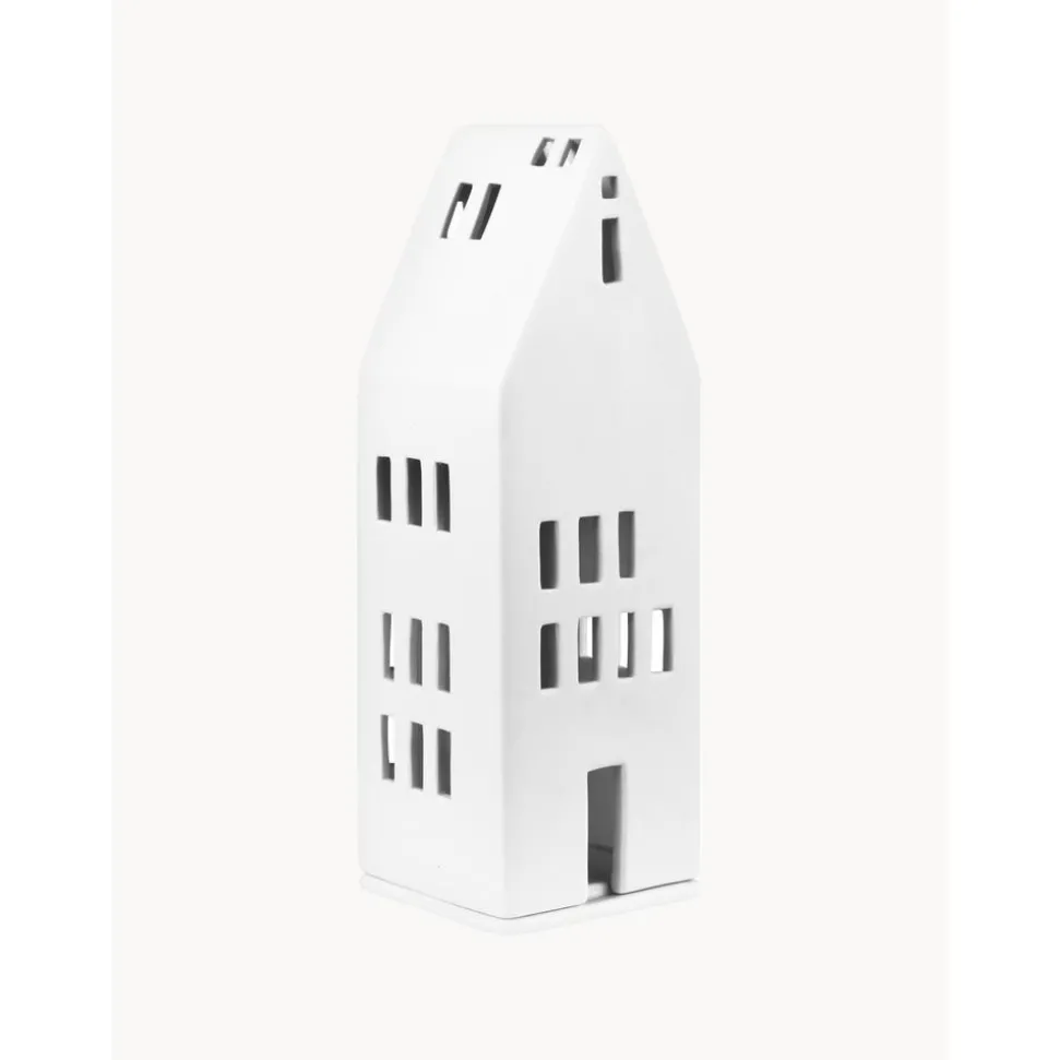 Portavelas De Porcelana Living