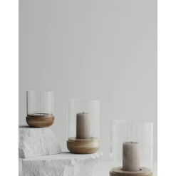 Portavelas De Vidrio Lanto, 23 Cm