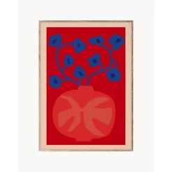 Poster The Red Vase