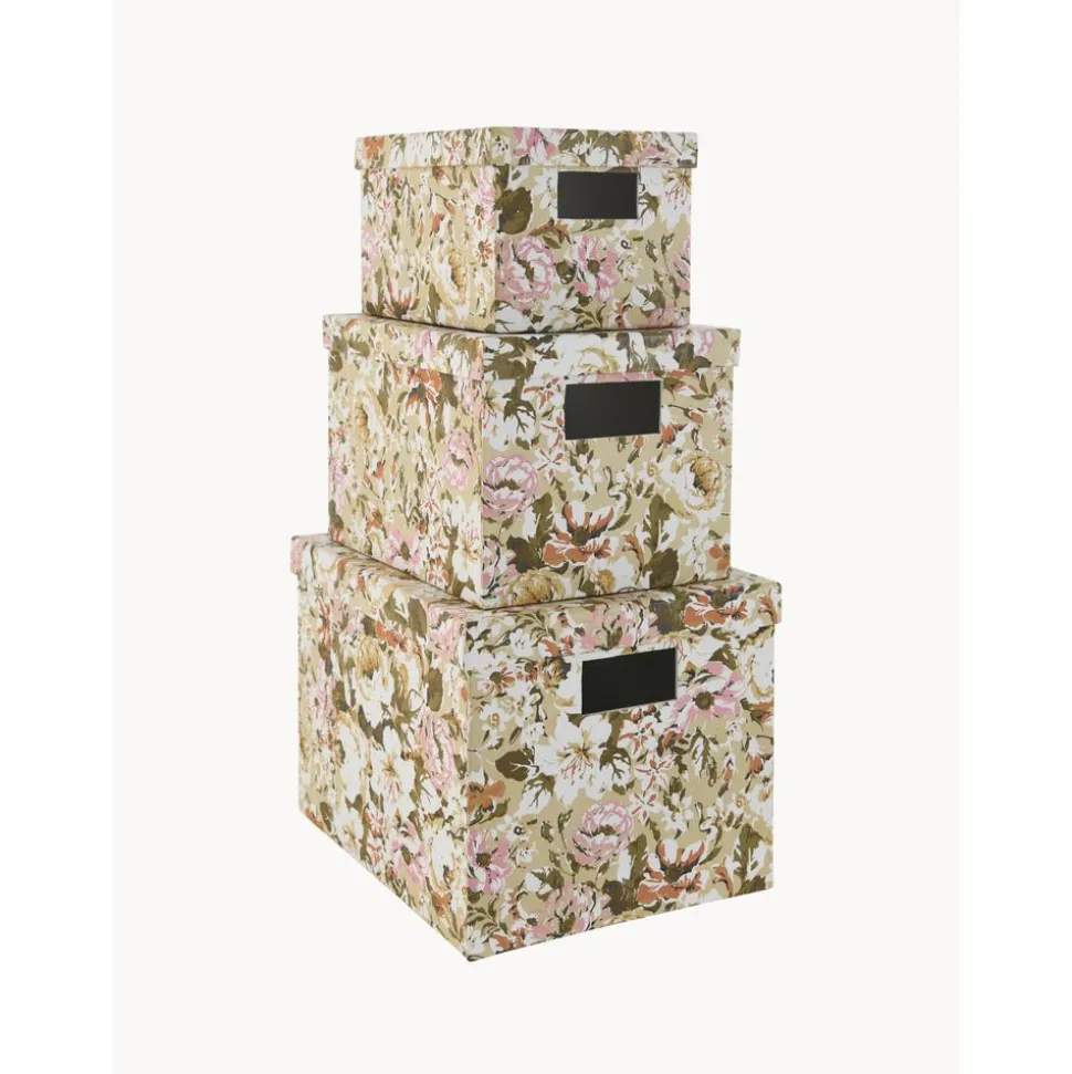 Set De Cajas Rose, 3 Uds.