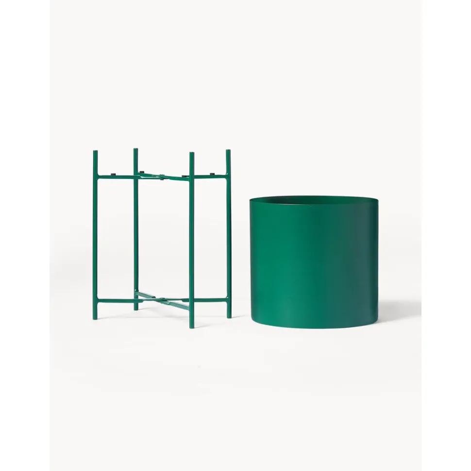 Set De Maceteros De Metal Mina, 2 Uds.