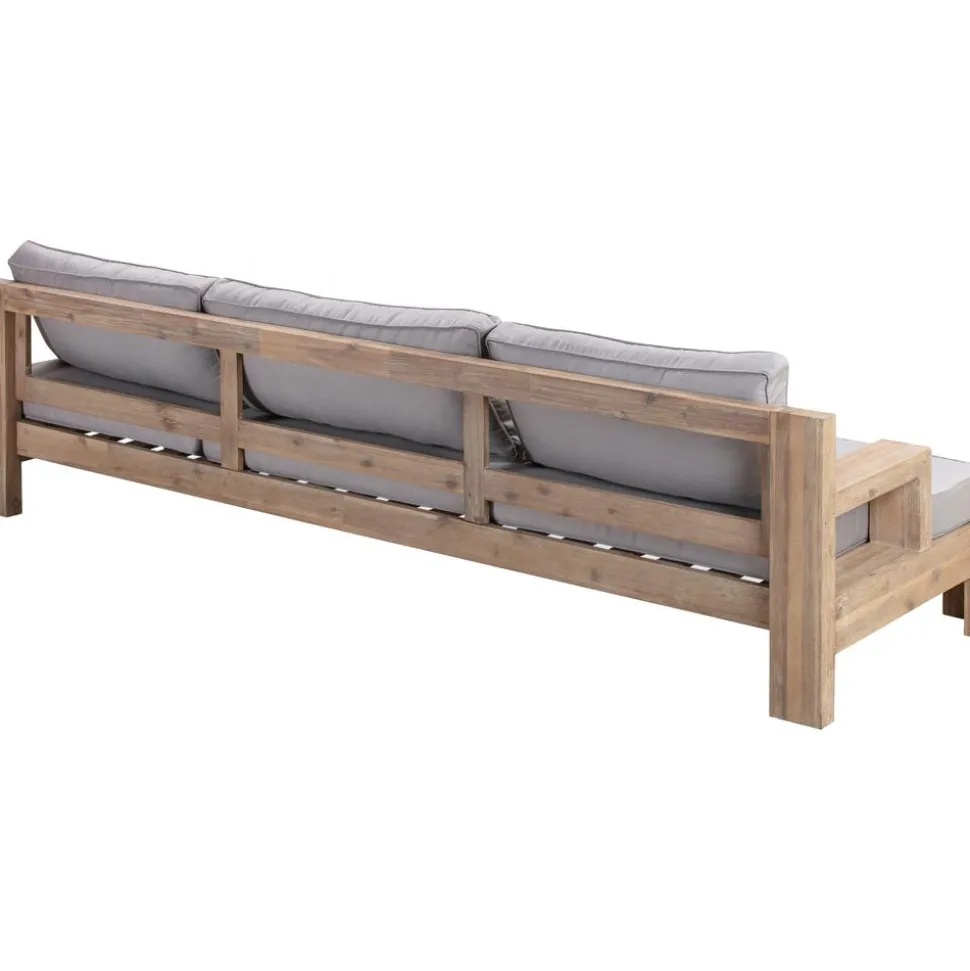 Set Lounge Para Exterior De Madera De Acacia Joshua, 4 Pzas.