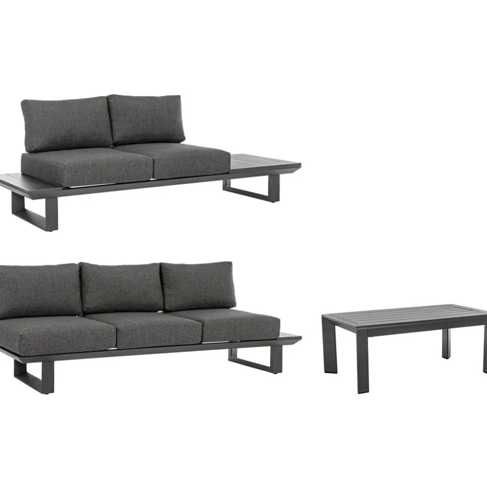 Set Lounge Para Exterior Konnor, 3 Pzas.