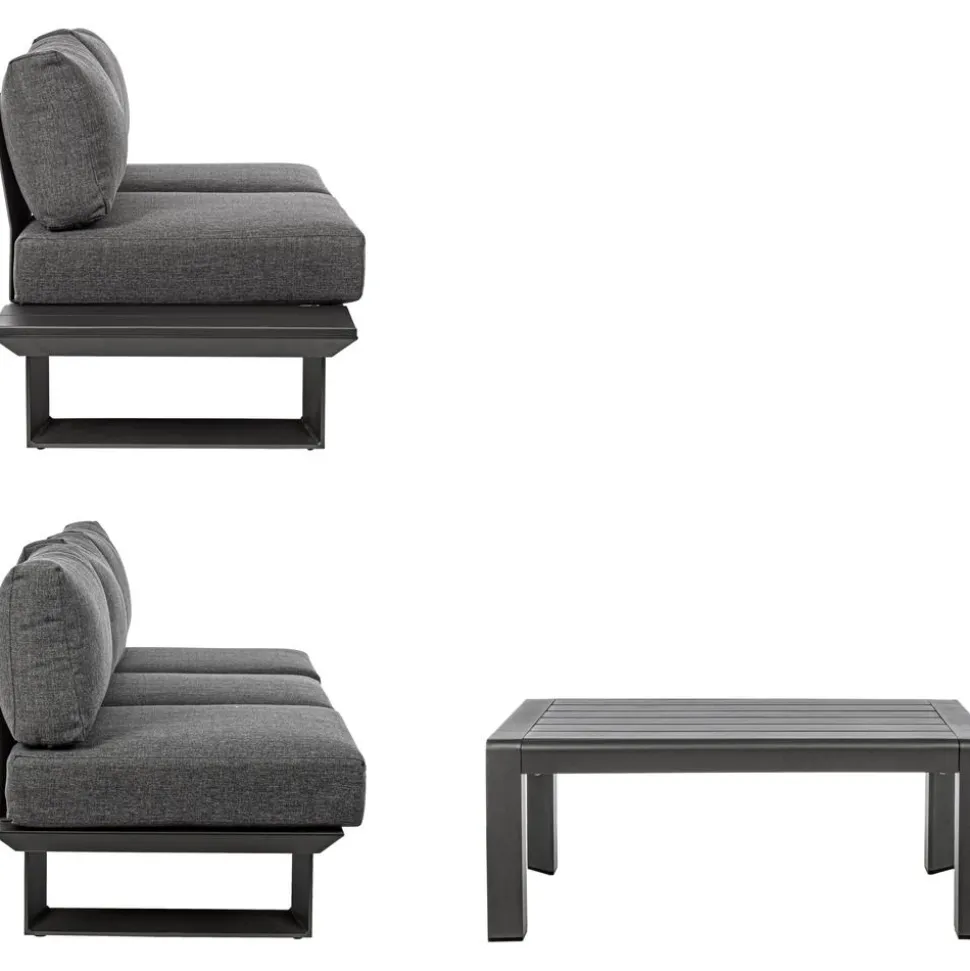 Set Lounge Para Exterior Konnor, 3 Pzas.