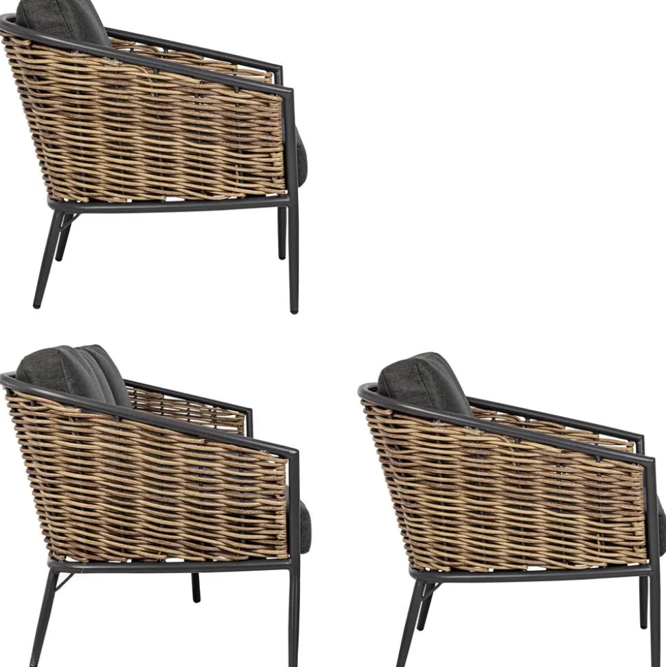 Set Lounge Para Exterior Maribela, 3 Pzas.